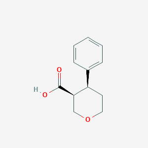 (3S,4S)-4-phenyloxane-3-carboxylic acid