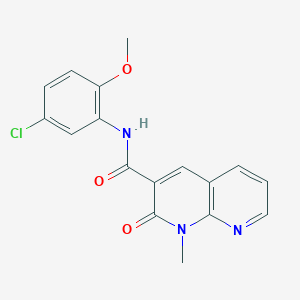 N-(5-chloro-2-methoxyphenyl)-1-methyl-2-oxo-1,2-dihydro-1,8-naphthyridine-3-carboxamide