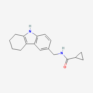molecular formula C17H20N2O B2695023 N-(6,7,8,9-tetrahydro-5H-carbazol-3-ylmethyl)cyclopropanecarboxamide CAS No. 852138-01-3