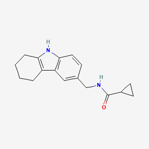 N-((2,3,4,9-tetrahydro-1H-carbazol-6-yl)methyl)cyclopropanecarboxamide