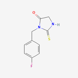 molecular formula C10H9FN2OS B2695058 3-(4-Fluorobenzyl)-2-thioxoimidazolidin-4-one CAS No. 899964-93-3