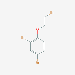 molecular formula C8H7Br3O B2695109 2,4-二溴-1-(2-溴乙氧基)苯 CAS No. 76429-66-8