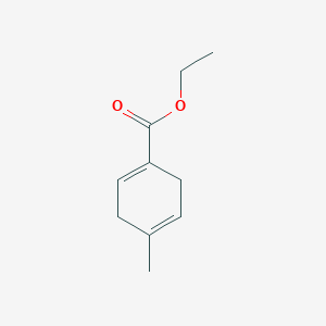 molecular formula C10H14O2 B2695114 1,4-Cyclohexadiene-1-carboxylic acid, 4-methyl-, ethyl ester CAS No. 118451-60-8
