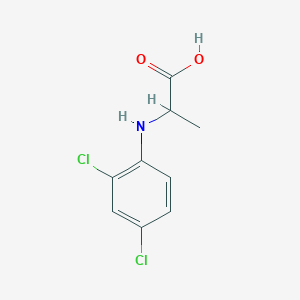 molecular formula C9H9Cl2NO2 B2695117 2-[(2,4-Dichlorophenyl)amino]propanoic acid CAS No. 72629-78-8