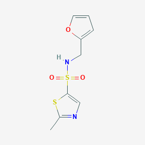 N-(furan-2-ylmethyl)-2-methylthiazole-5-sulfonamide