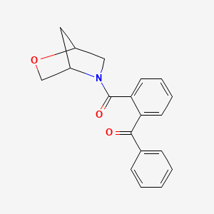 molecular formula C19H17NO3 B2695164 (2-(2-氧杂-5-氮杂双环[2.2.1]庚烷-5-羧酰)苯基)(苯基)甲酮 CAS No. 2034610-97-2