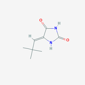 (5Z)-5-(2,2-dimethylpropylidene)imidazolidine-2,4-dione