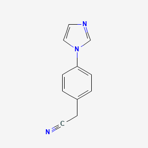 2-[4-(1H-imidazol-1-yl)phenyl]acetonitrile