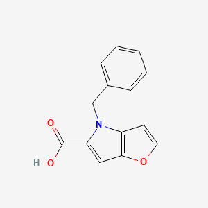 B2695213 4-benzyl-4H-furo[3,2-b]pyrrole-5-carboxylic acid CAS No. 144658-72-0