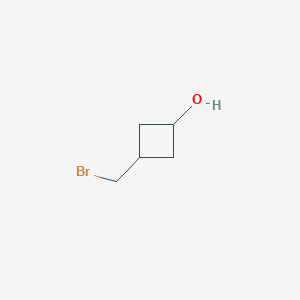 molecular formula C5H9BrO B2695253 3-(Bromomethyl)cyclobutan-1-ol CAS No. 1909286-61-8