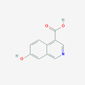 molecular formula C10H7NO3 B2695284 7-Hydroxyisoquinoline-4-carboxylic acid CAS No. 1378839-26-9