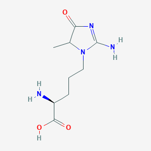 (2S)-2-amino-5-(2-amino-4-methyl-5-oxo-4H-imidazol-3-yl)pentanoic acid