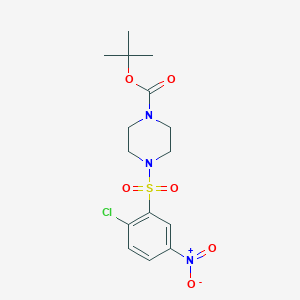 Tert-butyl 4-(2-chloro-5-nitrophenylsulfonyl)piperazine-1-carboxylate