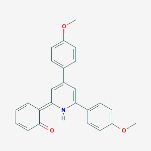 molecular formula C25H21NO3 B269537 (6Z)-6-[4,6-bis(4-methoxyphenyl)-1H-pyridin-2-ylidene]cyclohexa-2,4-dien-1-one 
