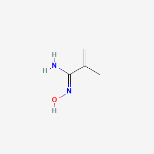 molecular formula C4H8N2O B2695379 N'-hydroxy-2-methylprop-2-enimidamide CAS No. 1369871-98-6