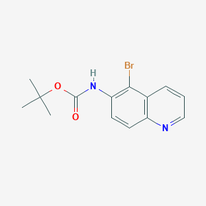molecular formula C14H15BrN2O2 B2695406 6-(Boc-amino)-5-bromoquinoline CAS No. 889650-18-4
