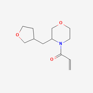 1-[3-(Oxolan-3-ylmethyl)morpholin-4-yl]prop-2-en-1-one