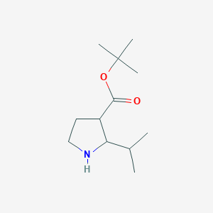 B2695426 tert-butyl (2S,3S)-2-isopropylpyrrolidine-3-carboxylate CAS No. 2248274-56-6