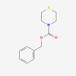 molecular formula C12H15NO2S B2695429 4-Benzyloxycarbonylthiomorpholine CAS No. 140174-13-6