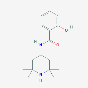 2-hydroxy-N-(2,2,6,6-tetramethylpiperidin-4-yl)benzamide