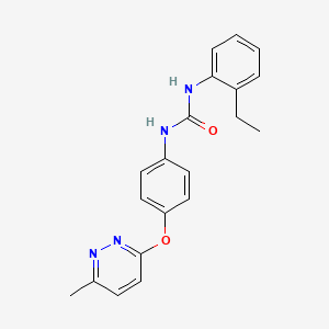 molecular formula C20H20N4O2 B2695453 1-(2-乙基苯基)-3-(4-((6-甲基吡啶-3-基)氧基)苯基)脲 CAS No. 1207021-13-3