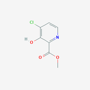 molecular formula C7H6ClNO3 B2695489 甲基-4-氯-3-羟基吡啶-2-羧酸酯 CAS No. 1256823-34-3