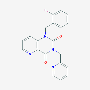 1-(2-fluorobenzyl)-3-(pyridin-2-ylmethyl)pyrido[3,2-d]pyrimidine-2,4(1H,3H)-dione