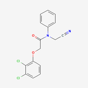 molecular formula C16H12Cl2N2O2 B2695501 N-(cyanomethyl)-2-(2,3-dichlorophenoxy)-N-phenylacetamide CAS No. 1038000-88-2