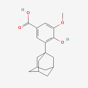 3-(1-Adamantyl)-4-hydroxy-5-methoxybenzoic acid