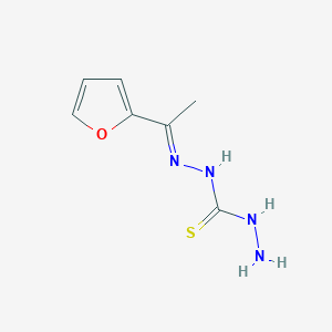 3-amino-1-[(E)-[1-(furan-2-yl)ethylidene]amino]thiourea