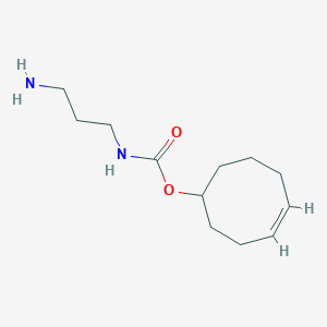 molecular formula C12H22N2O2 B2695555 TCO-Amine Hydrochloride CAS No. 1609659-02-0; 1609736-43-7
