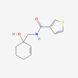 N-[(1-hydroxycyclohex-2-en-1-yl)methyl]thiophene-3-carboxamide