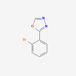 molecular formula C8H5BrN2O B2695567 2-(2-溴苯基)-1,3,4-噁二唑 CAS No. 928722-52-5