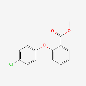 molecular formula C14H11ClO3 B2695573 甲基2-(4-氯苯氧基)苯甲酸酯 CAS No. 25958-83-2