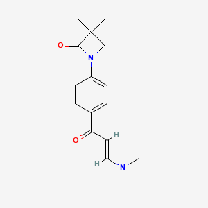 1-(4-(3-(Dimethylamino)acryloyl)phenyl)-3,3-dimethyl-2-azetanone