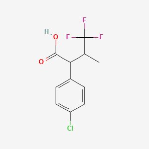 2-(4-Chlorophenyl)-3-(trifluoromethyl)-butanoic acid