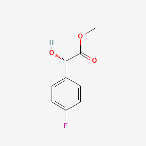 molecular formula C9H9FO3 B2695608 methyl (2S)-2-(4-fluorophenyl)-2-hydroxyacetate CAS No. 63096-35-5