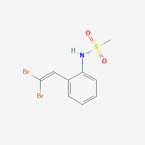 N-[2-(2,2-Dibromoethenyl)phenyl]methanesulfonamide