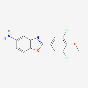 2-(3,5-Dichloro-4-methoxyphenyl)-1,3-benzoxazol-5-amine