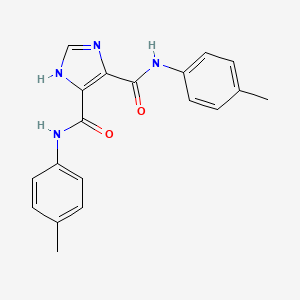 N4,N5-BIS(4-METHYLPHENYL)-1H-IMIDAZOLE-4,5-DICARBOXAMIDE