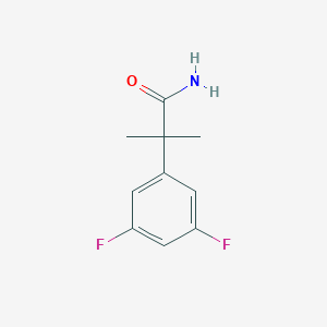 molecular formula C10H11F2NO B2695728 2-(3,5-Difluorophenyl)-2-methylpropanamide CAS No. 2377031-49-5