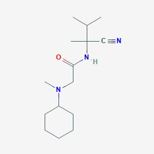 N-(1-cyano-1,2-dimethylpropyl)-2-[cyclohexyl(methyl)amino]acetamide