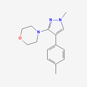 4-[1-methyl-4-(4-methylphenyl)-1H-pyrazol-3-yl]morpholine