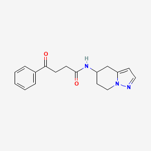 4-oxo-4-phenyl-N-(4,5,6,7-tetrahydropyrazolo[1,5-a]pyridin-5-yl)butanamide