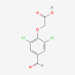 molecular formula C9H6Cl2O4 B2695850 2-(2,6-Dichloro-4-formylphenoxy)acetic acid CAS No. 52268-21-0