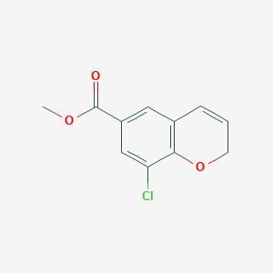 molecular formula C11H9ClO3 B2695854 methyl 8-chloro-2H-chromene-6-carboxylate CAS No. 1221723-86-9