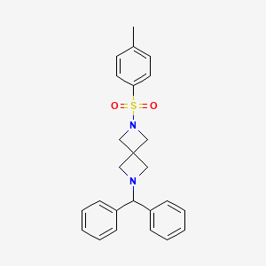 2-Benzhydryl-6-tosyl-2,6-diazaspiro[3.3]heptane