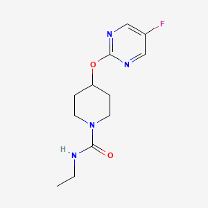 N-Ethyl-4-(5-fluoropyrimidin-2-yl)oxypiperidine-1-carboxamide