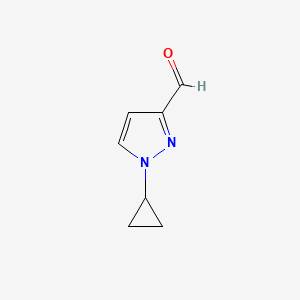 1-Cyclopropylpyrazole-3-carbaldehyde