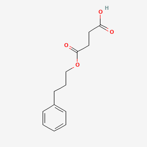 molecular formula C13H16O4 B2695923 4-oxo-4-(3-phenylpropoxy)butanoic Acid CAS No. 819802-21-6